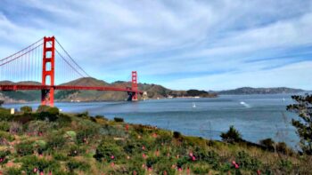 The iconic Golden Gate Bridge. Credit: Judy Antell / Vegetarian