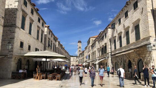 The medieval walled city of Dubrovnik, Croatia is a stunning filming location for Game of Thrones.