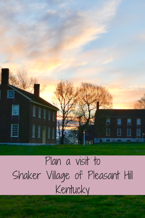 Learn more about the historic Shaker Village of Pleasant Hill just past Lexington, Kentucky. Research TravelingMom shares why you should make a trip!
