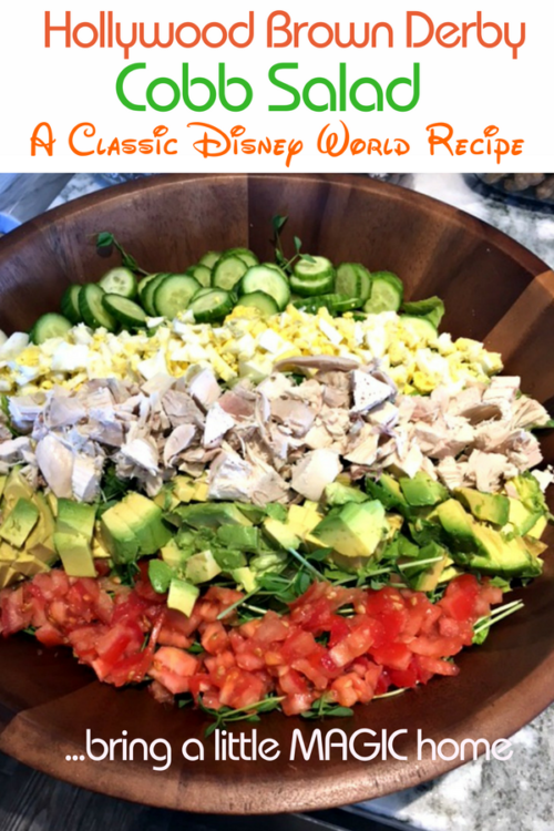 How to make the Disney World Recipe, a classic Hollywood Studios recipe, the Brown Derby Cobb Salad at home.