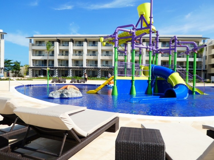 All-Inclusive Royalton Negril Jamaica water play area and pool.