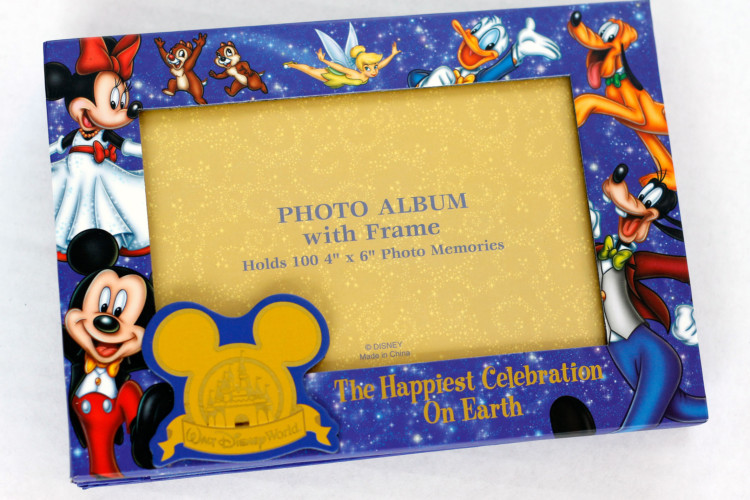 Purchase a premade Disney photo book as souvenir and you'll be set.