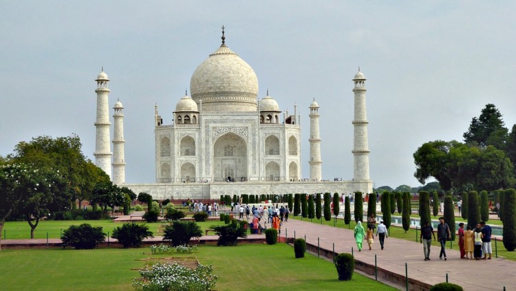 The Taj Mahal is on the itinerary for the TravelingMom India Tour