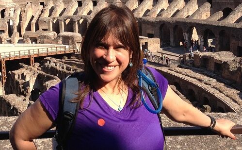 Adventure TravelingMom Fran Capo on her first trip to Italy.