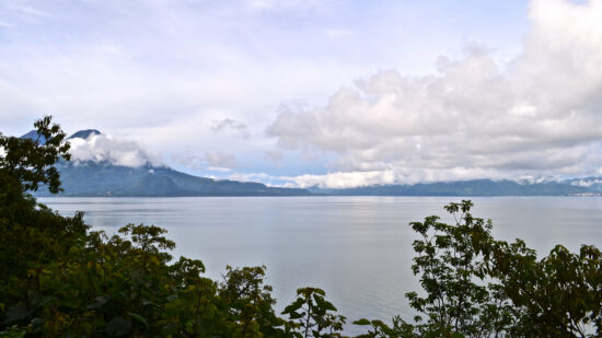 View from hour hotel at Atitlan Lake, Guatemala.
