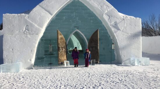 Ice hotel in Quebec while exploring Canada including Montreal.