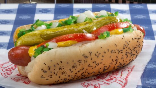 Portillo's is the best place to get Chicago-styled hot dogs and Italian beef sandwiches.