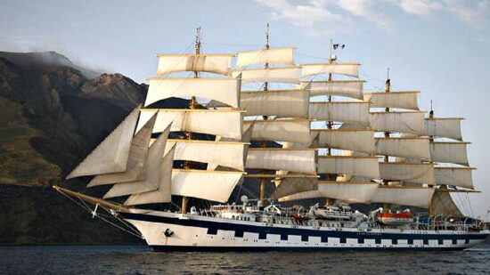 take a sailing cruise on the Star Clippers Royal Clipper