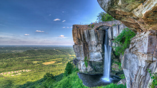 Rock City Lover's Leap, one of the fun things to do with kids in Chattanooga